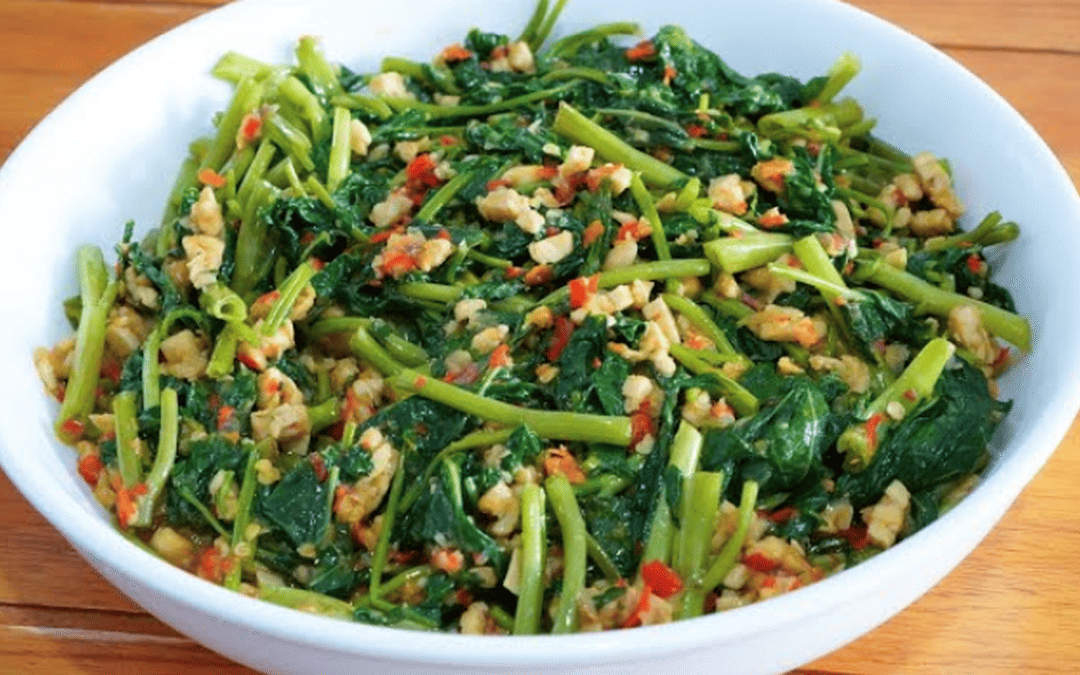 Tumis Kangkung Keju