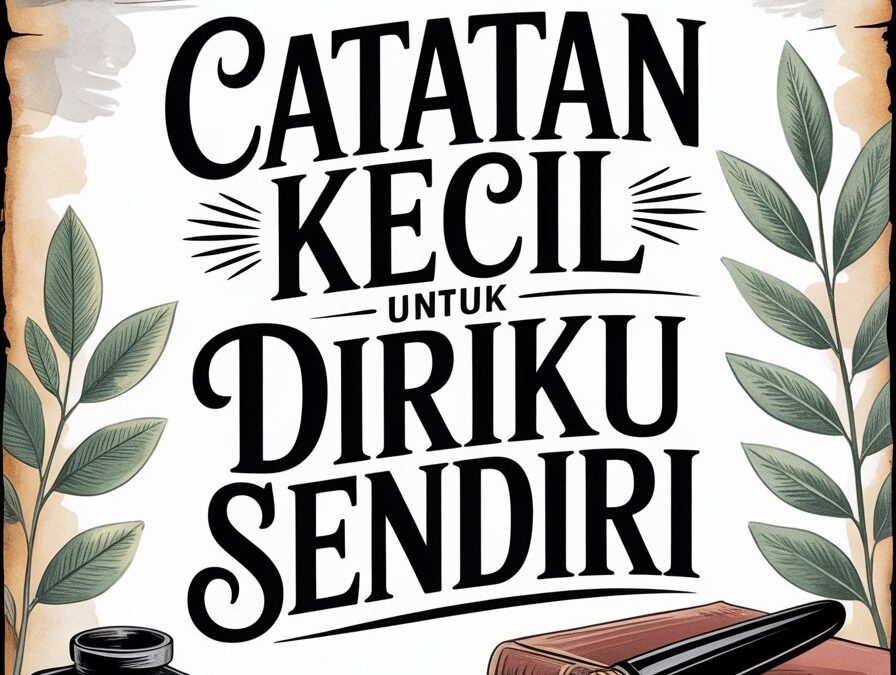 Catatan Kecil untuk Diriku Sendiri